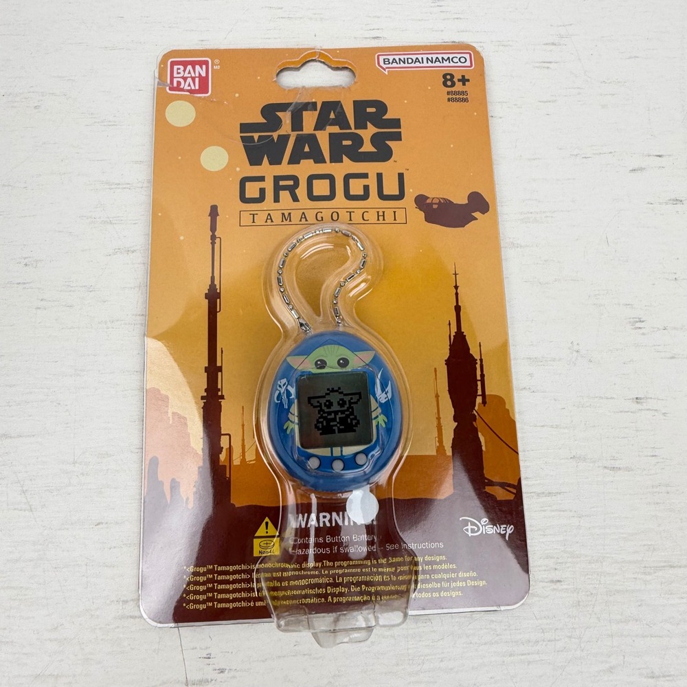 Bandai Star Wars Grogu Tamagotchi Nano Blue Baby Yoda Virtual Pet 88885 New